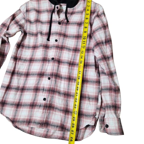 Pacsun Hoodie Sweater For Women Size Small Pink Front Buttons - Picture 5 of 11